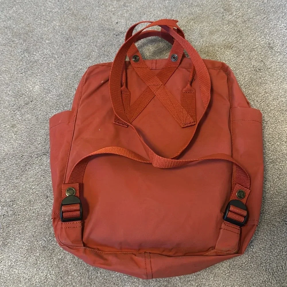 Fjallraven Kanken Large Backpack in Red